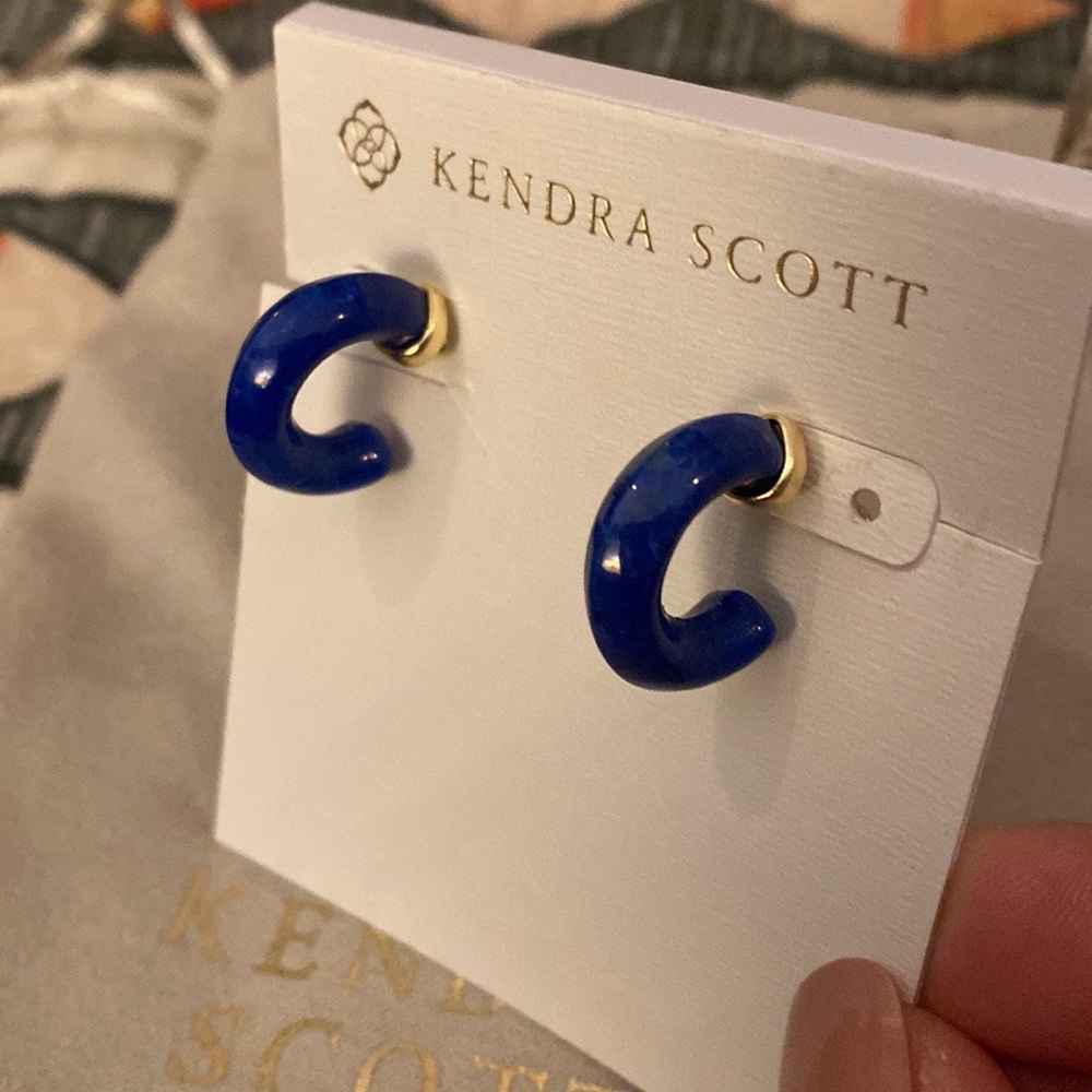 Mikki Huggie earrings. Never worn.